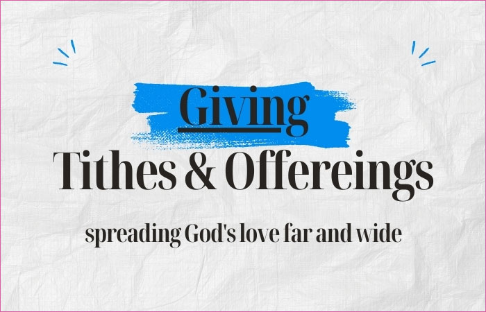 tithes & offerings